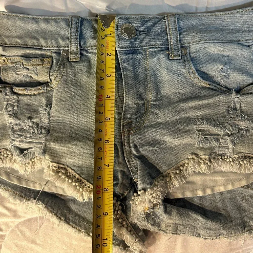 American Eagle Jean Shorts Size 4 Shortie